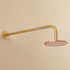 Handcrafted moroccan Copper Rain Shower Head with Solid Brass Wall Arm