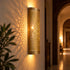 Handmade Moroccan Brass Wall Sconce, Pierced Brass Wall Lamp, Boho Light Fixture, Moroccan Lighting, Bedroom Hallway Decor