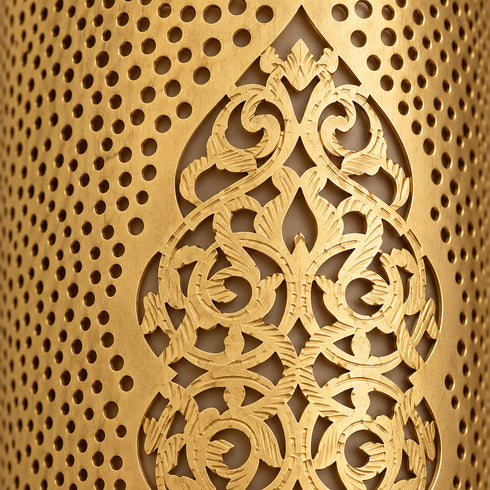 Handmade Moroccan Brass Wall Sconce, Pierced Brass Wall Lamp, Boho Light Fixture, Moroccan Lighting, Bedroom Hallway Decor