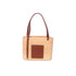 Handmade Moroccan Raffia Tote Bag with Genuine Leather Details – Minimalist Summer