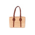 Handmade Moroccan Raffia Tote Bag with Genuine Leather Handles – Spacious Natural Straw Summer Beach Bag & Everyday Handbag