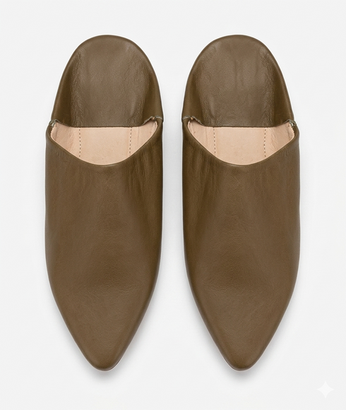 Step into authentic comfort with our Art of handmade leather slippers.