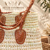 Handwoven Moroccan Raffia Tote Bag with Braided Leather Handles