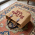 Handwoven Raffia Tote Bag with La Dolce Vita Embroidery sustainable materials