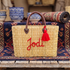 Woven Straw Beach Tote Bag – Handmade Raffia Shopping & Summer Bag