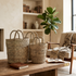 handwoven Moroccan palm leaf Natural, eco-friendly, and sustainable materials Strong woven handles