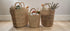 handwoven Moroccan palm leaf Natural, eco-friendly, and sustainable materials Strong woven handles