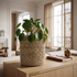 handwoven Moroccan palm leaf Natural, eco-friendly, and sustainable materials Strong woven handles