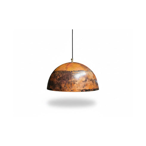 Transform your kitchen with the striking warmth of an Art of handmade industrial copper pendant.
