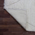 Ivory Moroccan Wool Rug, Minimalist Beni Ourain Rug, Handmade Diamond Berber Area Carpet, Neutral Wool Rug