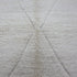 Ivory Moroccan Wool Rug, Minimalist Beni Ourain Rug, Handmade Diamond Berber Area Carpet, Neutral Wool Rug