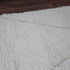 Ivory Moroccan Wool Rug, Minimalist Beni Ourain Rug, Handmade Diamond Berber Area Carpet, Neutral Wool Rug