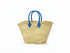 Large Moroccan Straw Basket with Round Leather Handles – straw bag basket