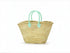 Large Moroccan Straw Basket with Round Leather Handles – straw bag basket