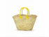 Large Moroccan Straw Basket with Round Leather Handles – straw bag basket