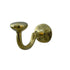 Handmade brass S hook with large cap for bathroom and home decor