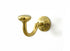 Handmade brass S hook with large cap for bathroom and home decor