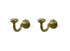 Handmade brass S hook with large cap for bathroom and home decor