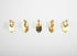 Handmade engraved brass wall hook for elegant home decor