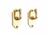 Handmade engraved brass wall hook for elegant home decor
