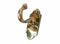 Handmade decorative brass double wall hook for home decor