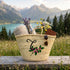 Handwoven Moroccan Straw Basket with Embroidered Flowers