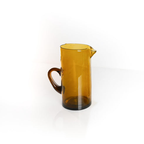 Host in style with our Art of handmade Moroccan Beldi glasses set with pitcher.