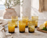 Host in style with our Art of handmade Moroccan Beldi glasses set with pitcher.