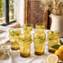 Host in style with our Art of handmade Moroccan Beldi glasses set with pitcher.
