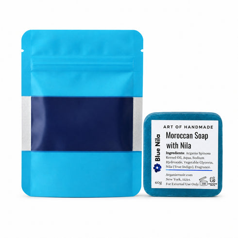 Moroccan Blue Nila Natural Soap Set