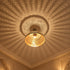 Moroccan Brass Pendant Light, Handmade Pierced Dome Ceiling Lamp, Boho Hanging Light Fixture