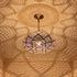 Moroccan Brass Pendant Light, Handmade Pierced Metal Ceiling Lamp, Boho Hanging Light Fixture