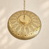 Moroccan Brass Pendant Light, Handmade Pierced Metal Ceiling Lamp, Boho Hanging Light Fixture