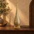 Moroccan Brass Table Lamp, Handmade Pierced Metal Lamp, Boho Moroccan Accent Light