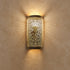 Moroccan Brass Wall Sconce, Handmade Pierced Metal Wall Light, Boho Moroccan Lighting Decor
