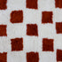 Moroccan Checkered Rug, Red Cream Wool Rug, Handmade Beni Ourain Rug, Berber Area Rug, Checkerboard Carpet