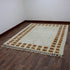 Moroccan Rug, Cream Brown Geometric Rug, Handmade Berber Area Rug, Neutral Boho Carpet
