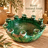 Moroccan Tamegroute Candle Holder, Handmade Green Ceramic Candelabra Bowl, Multi Candle Holder, Boho Home Decor