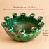 Moroccan Tamegroute Candle Holder, Handmade Green Ceramic Candelabra Bowl, Multi Candle Holder, Boho Home Decor