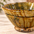 Moroccan Tamegroute Ceramic Bowl, Handmade Yellow Pottery, Rustic Glazed Decorative Bowl, Boho Kitchen Decor
