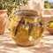 Moroccan Tamegroute Planter, Handmade Yellow Ceramic Pot, Rustic Studded Pottery Vase, Boho Wabi Sabi Home Decor
