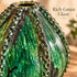 Tamegroute Vase, Handmade Green Ceramic Flower Vase, Sculptural Pottery, Rustic Boho Mediterranean Decor