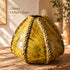 Moroccan Tamegroute Vase, Handmade Yellow Ceramic Flower Vase, Sculptural Pottery, Rustic Boho Home Decor