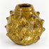 Moroccan Tamegroute Vase, Handmade Yellow Ceramic Spiked Vase, Sculptural Pottery, Rustic Boho Home Decor