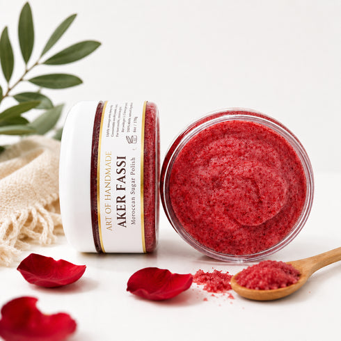 Moroccan Aker Fassi Sugar Polish – Nourishing Body Scrub