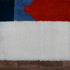Moroccan Wool Rug, Abstract Geometric Berber Rug, Orange Blue Green Handmade Area Carpet, Modern Art Rug
