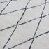 Moroccan Wool Rug, Black White Diamond Berber Rug, Handmade Beni Ourain Area Carpet, Boho Wool Rug