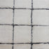 Moroccan Wool Rug, Black White Grid Berber Rug, Handmade Checkered Area Carpet, Minimalist Beni Ourain Rug