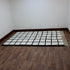 Moroccan Wool Rug, Black White Grid Berber Rug, Handmade Checkered Area Carpet, Minimalist Wool Rug