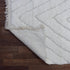 Moroccan Wool Rug, Ivory Beni Ourain Rug, Geometric Diamond Berber Carpet, Handmade Area Rug